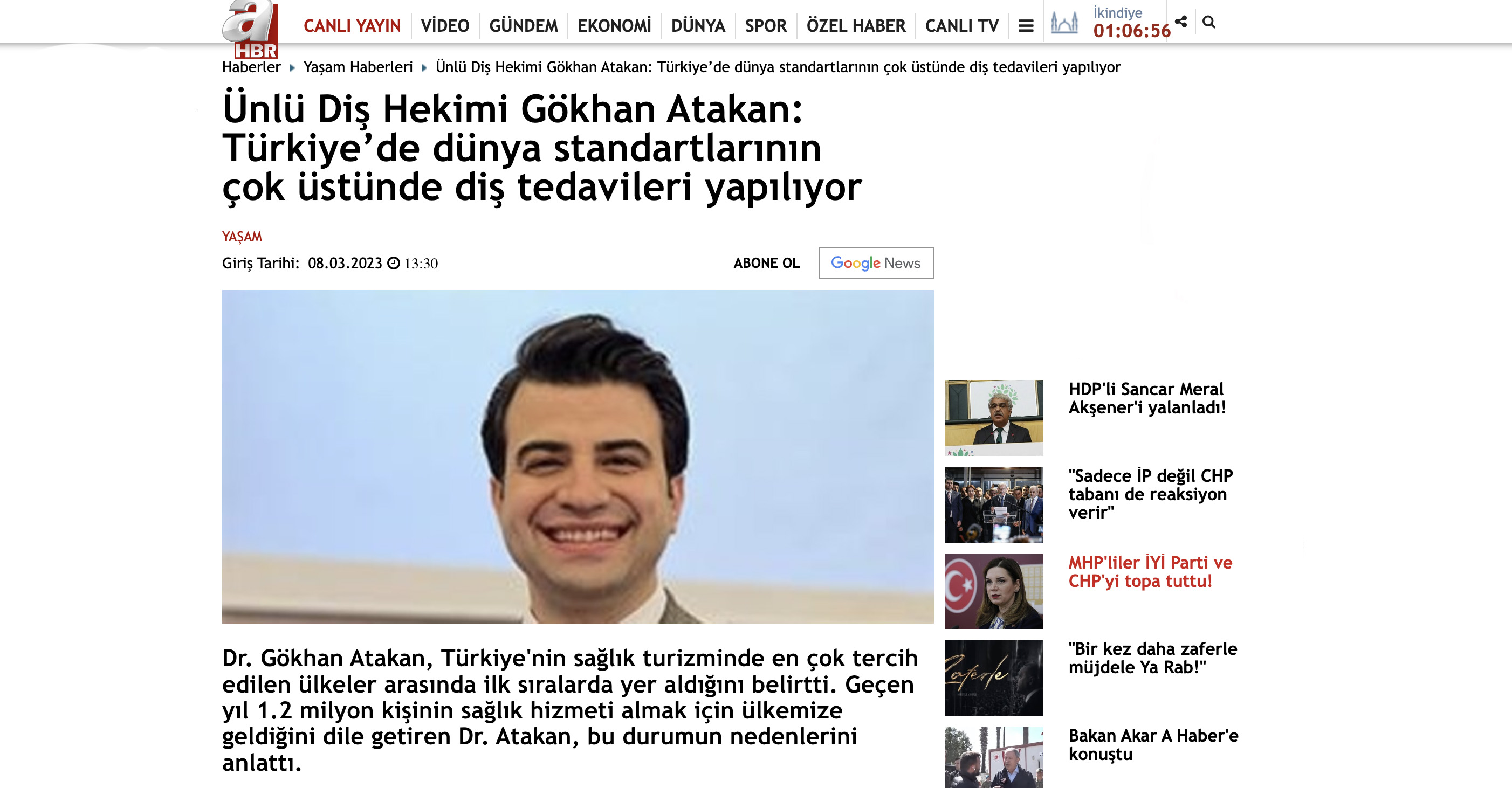 Gokhan ATAKAN Haber